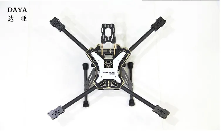 DIY FPV квадрокоптер Allen 550 задняя складная рамка из углеродного волокна для