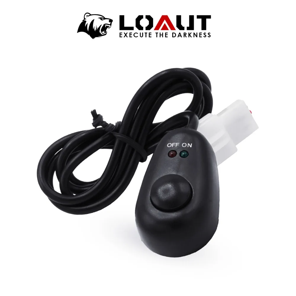 Светодиодный переключатель LOAUT с индикацией нажимной в форме капли