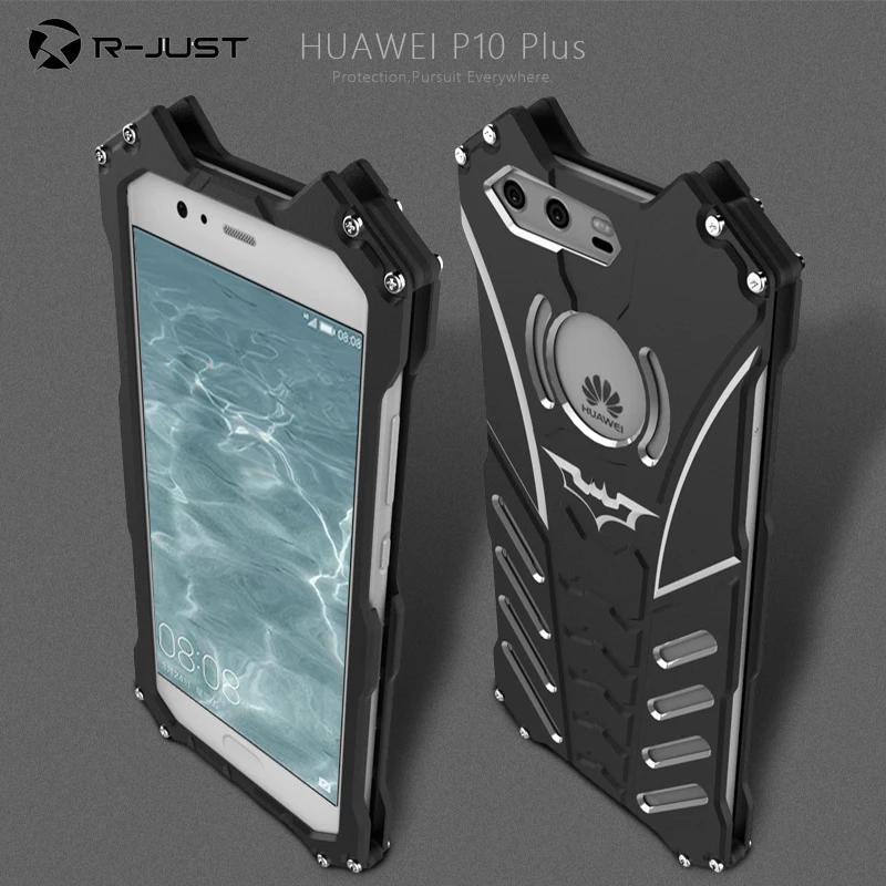 R-JUST Batman Aluminum Metal Cover Case for Huawei P10 plus Lite V9 For Xiaomi 5C With Thor Series IRON MAN Shell |