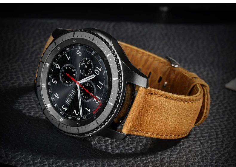 HOCO ремешок из натуральной воловьей кожи для samsung Galaxy gear S3 Classic SM-R770 S3 Frontier SM-R760 SM-R765 Ремешки для наручных часов
