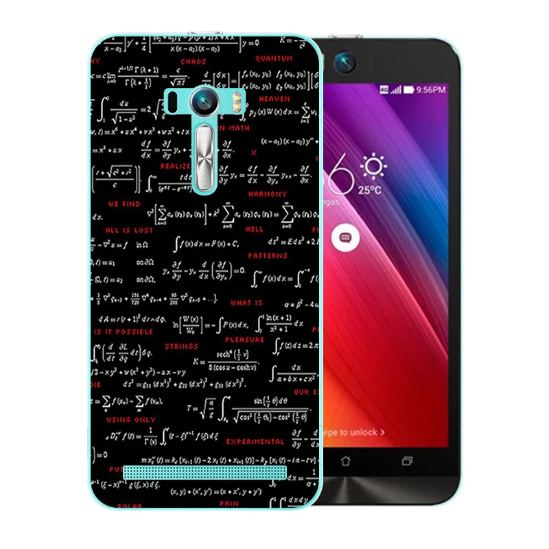 Чехол для телефона 5 дюймов Asus Zenfone Selfie ZD551KL с красочным рисунком силиконовая