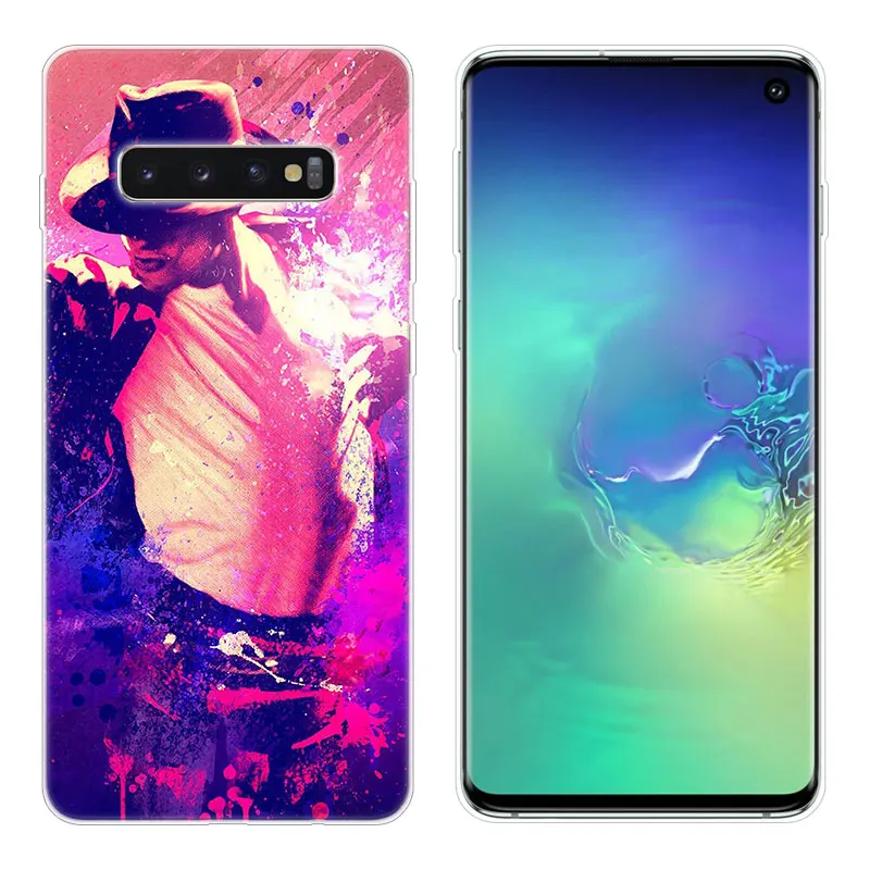 Популярный Мягкий силиконовый чехол Michael Jackson для Samsung Galaxy S10 S9 S8 Plus S7 Edge A6 A8 A7 A9 2018 A5