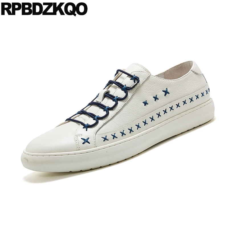 Shoes Brand Famous 2021 Sneakers Real Leather Luxury New Men Runway Skate White Popular Genuine Comfort High Quality Trainers |