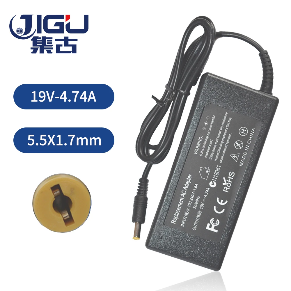 JIGU 19V 4.74A ноутбук Зарядное устройство для ноутбука Acer Aspire Nautilus 7750G 7739Z 7560G 7745G 7720 5750
