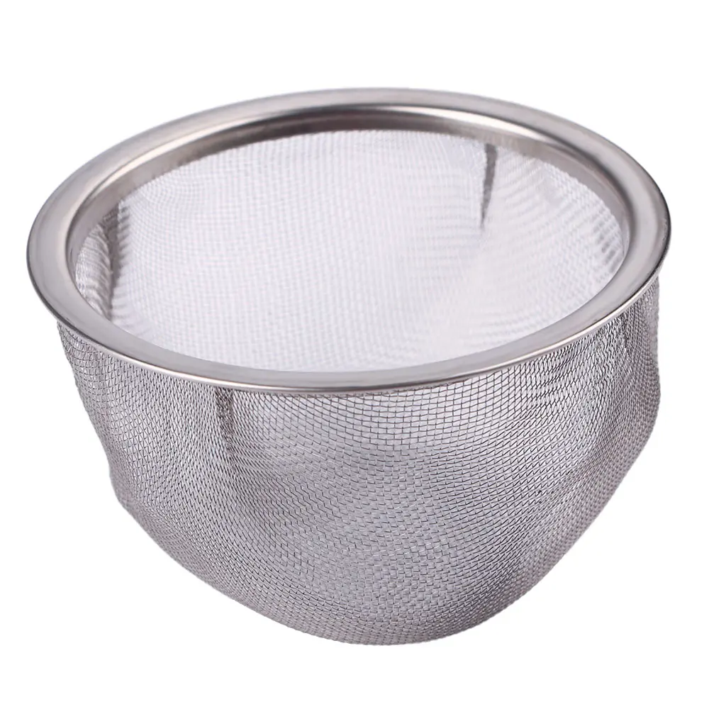 2 Piece Tea Mesh Infuser Reusable Tea Strainer Teapot Stainless Steel Loose Tea Leaf Spice Filter Drinkware Kitchen Accessories