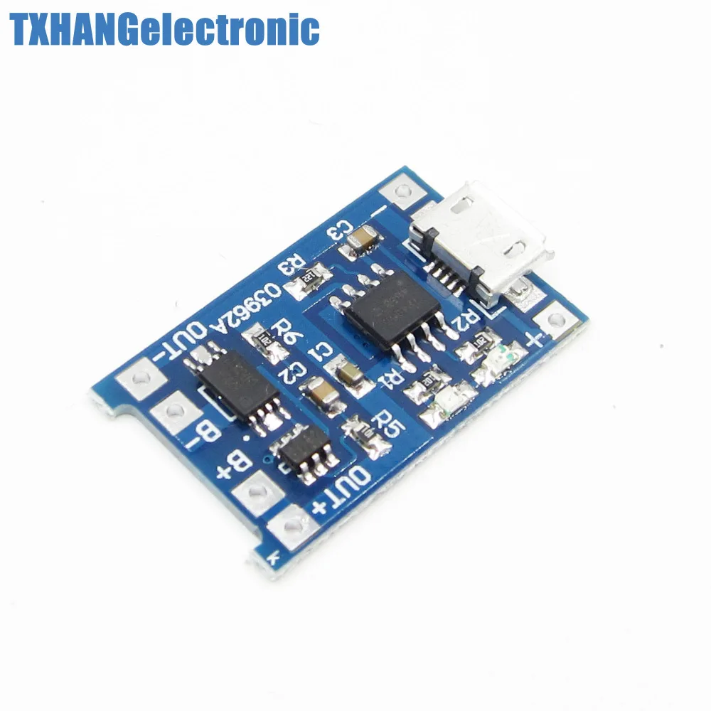 1 шт. 5 в Micro USB 1A литиевая батарея для зарядки + защита одном модуле платы|lithium battery