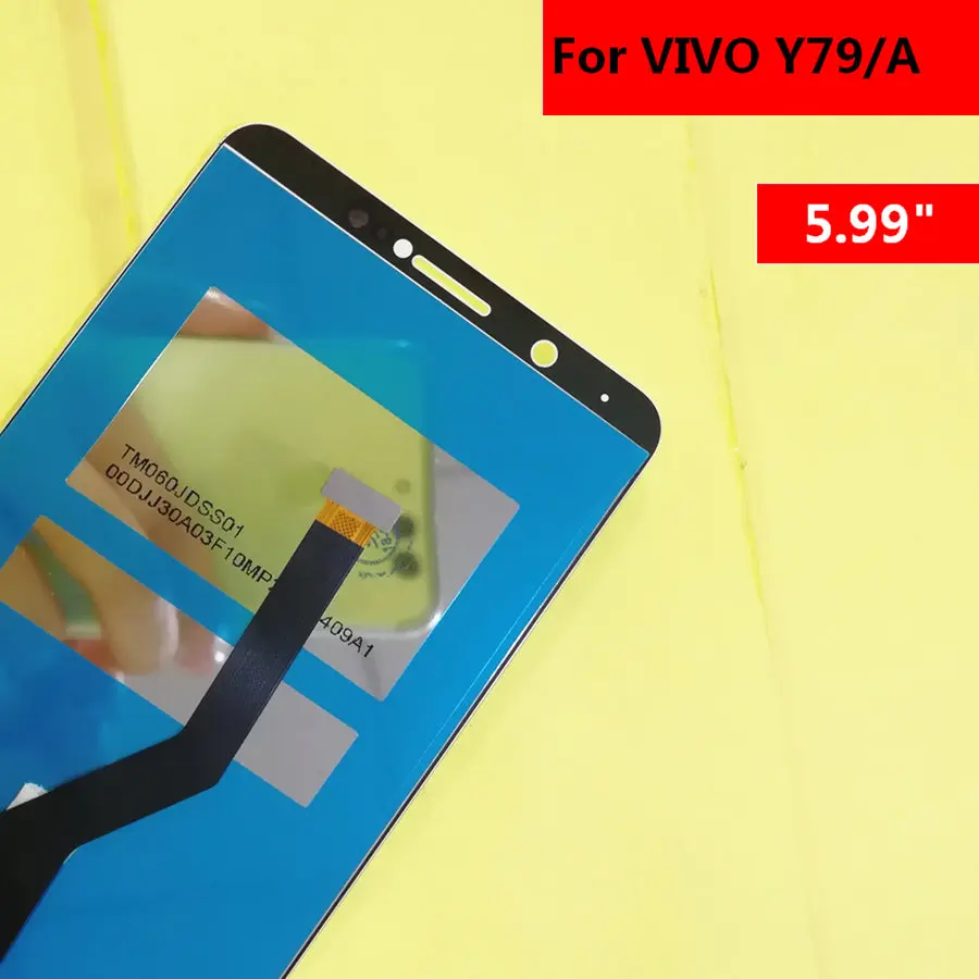 ЖК дисплей и сенсорный экран 5 99 дюйма для VIVO Y79 Y79A PD1708A стеклянный дигитайзер в