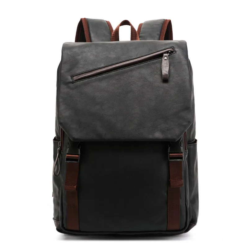 

PU large space men's leather backpacks male students casual for school ,travel,,casual bag,notebook back packs,male bag