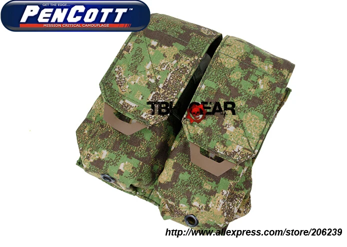 Двойная Сумка для магазина PenCott GreenZone TMC (SKU12050677) M4|m4 handguard|m4 receiverm4 airsoft |