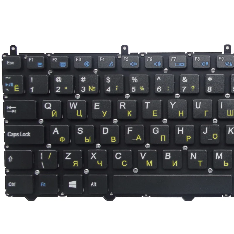 Фото Русская клавиатура GZEELE для DNS Clevo W650 W650SRH W655 W650SR W650SC R650SJ W6500 W650SJ w655sc w650sh MP-12N76SU-4301 RU, Черная №3
