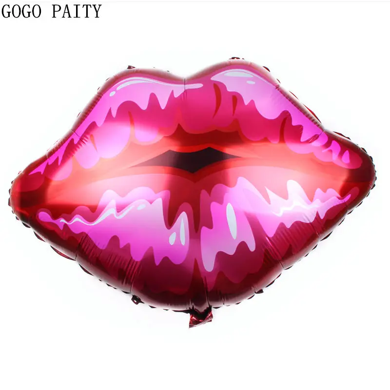 Воздушный шар GOGO PAITY из алюминиевой пленки для моделирования губ украшения
