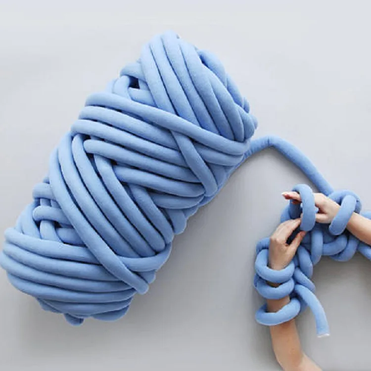 25/60 м ручная тканая Одеяло однтонный круглый тканевый слой Вязание DIY шерсть ручной вязки Одеяло пряжи домашний BK003