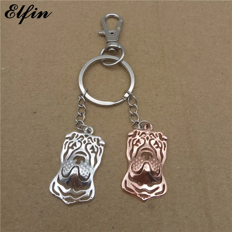 Брелок Elfin в китайском шэре золотистый серебристый цвет животные бижутерия для