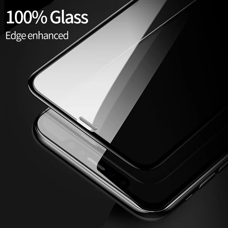 MSVII защита экрана закаленное стекло для iPhone X 10 5D полное покрытие iPhone10 мягкий