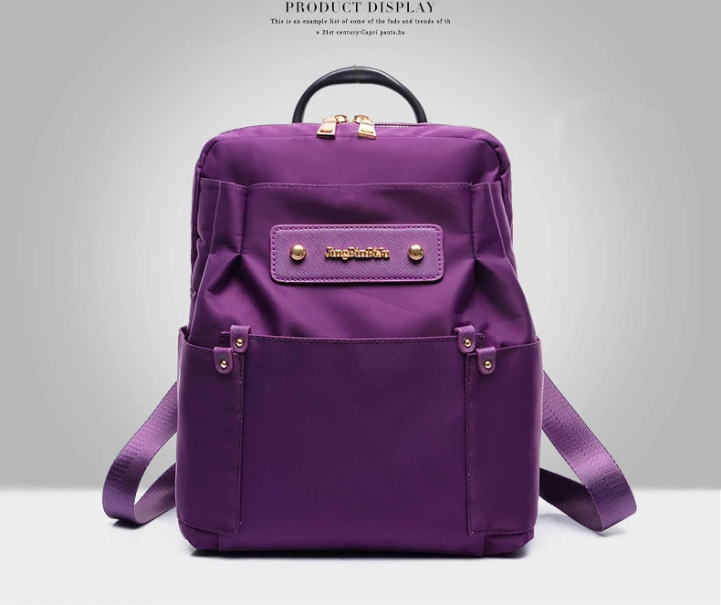 2018 Новое поступление рюкзак Для женщин Водонепроницаемый Оксфорд Школьные ранцы