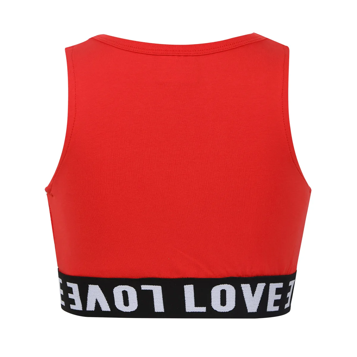 Детские майки без рукавов для девочек топы танцев укороченный топ детей в