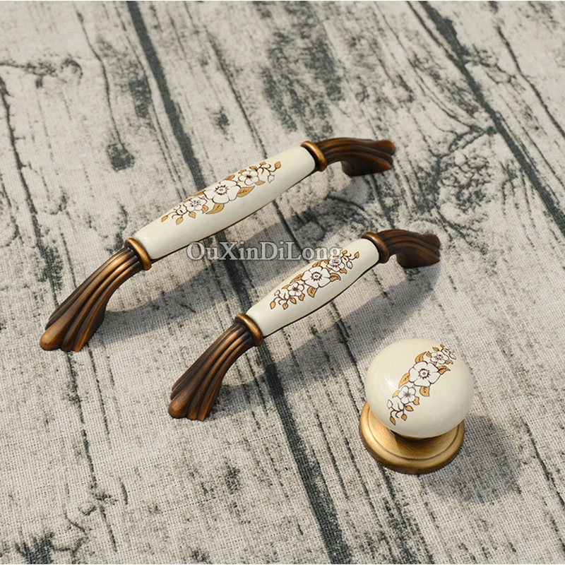 10 шт. винтажные кухонные ручки в стиле ретро|handles and knobs|cabinet pull handlekitchen door handles |