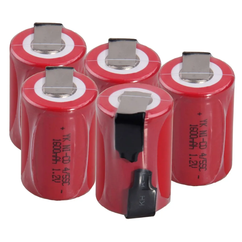 4/5SC аккумуляторная батарея akkumulator 1 2 V NICD 1600mah батареи реальной емкости |