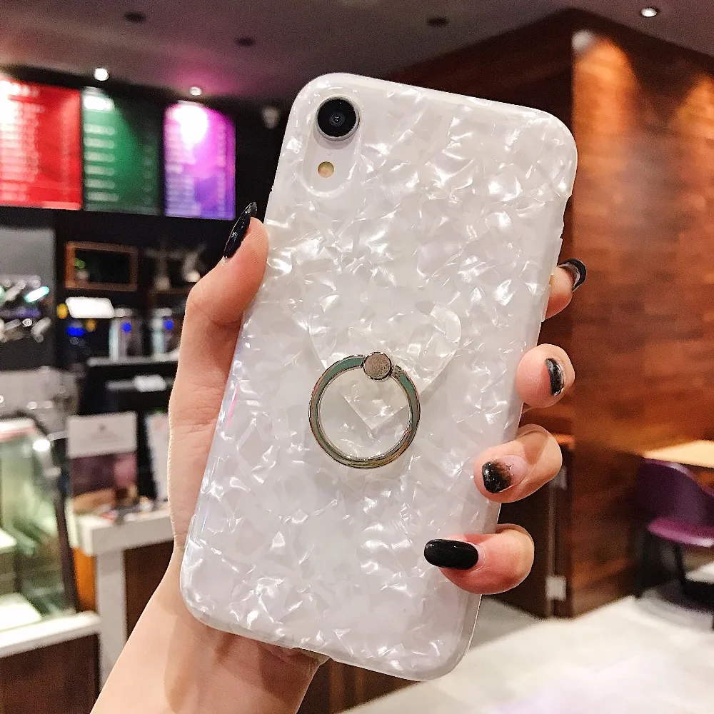 Роскошные в виде ракушки мрамор цепи чехол для huawei P30 pro P20 P20lite P10 mate20 pro honor 20 20i 10 9 lite nova 5 pro 4 3 3i