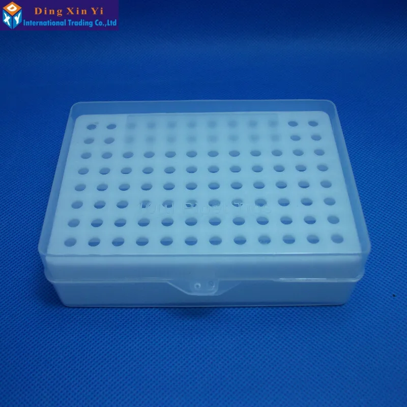 Freee доставка Пластиковые 96 вентиляционные отверстия пипетки коробка для 10ul
