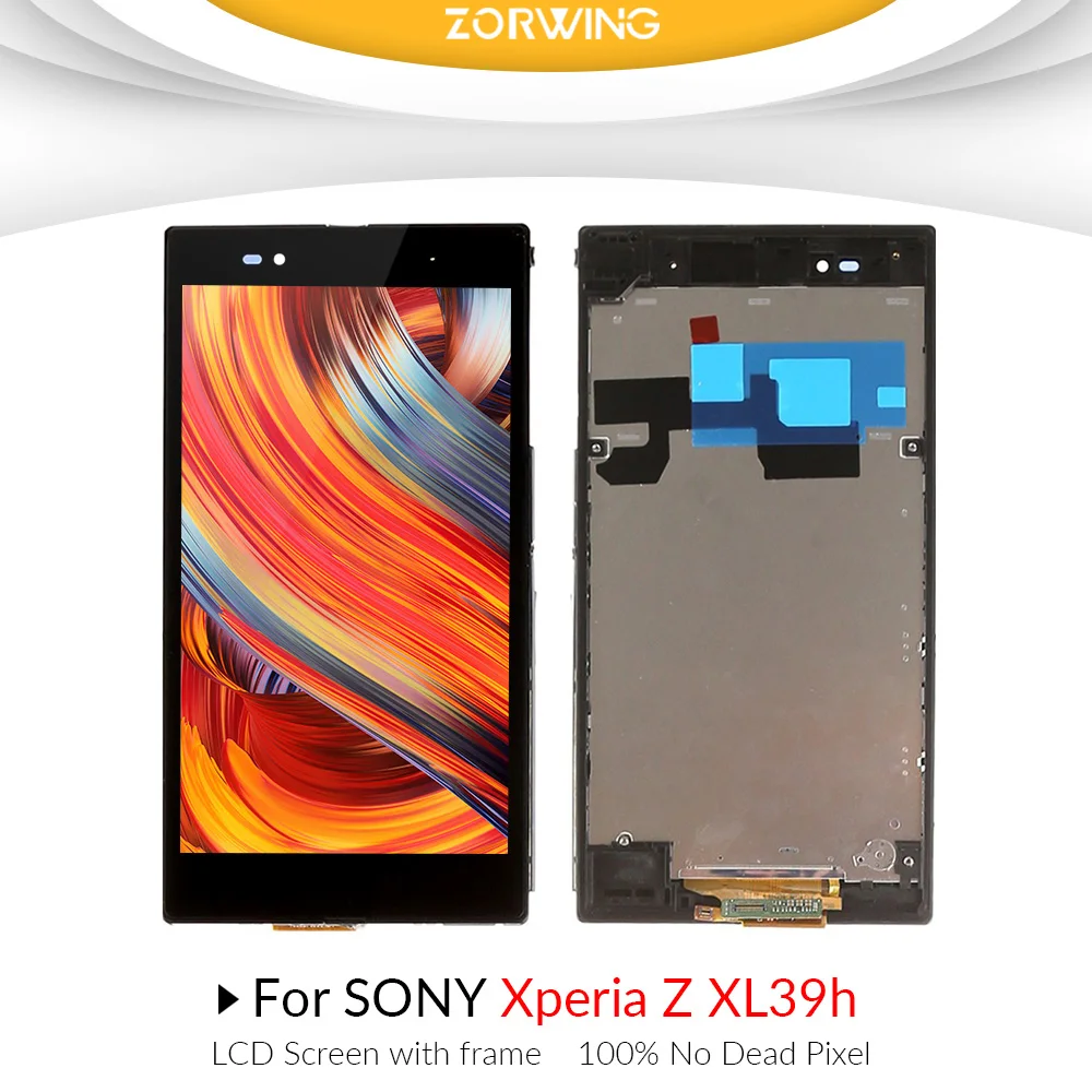 Для SONY Xperia Z Ультра ЖК дисплей сенсорный экран дигитайзер для XL39h XL39 C6833 с