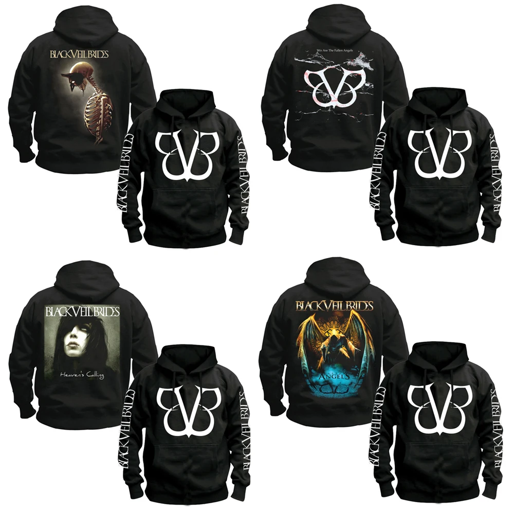 Bloodhoof Black Veil Brides Mist Black BVB худи post-hardcore cruamo rock черная хлопковая толстовка азиатского размера