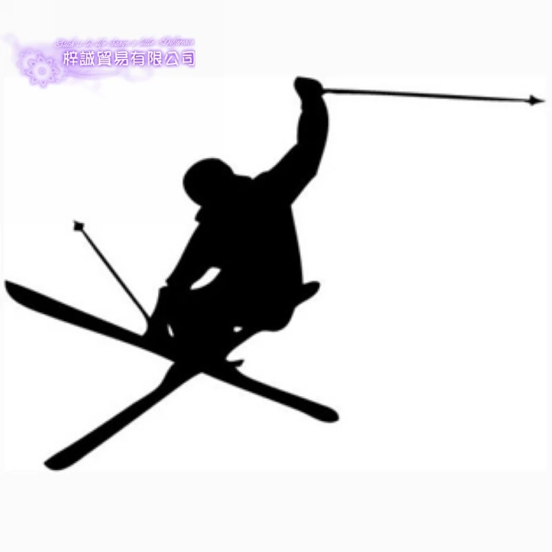 Ski Sticker Snowboarding Decal Skiing Posters Board Vinyl Wall Decals Pegatina Quadro Parede Decor Mural | Дом и сад