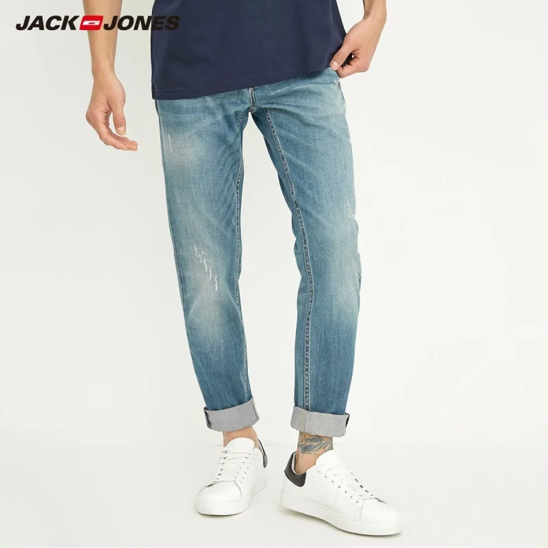 Jack & Jones/Мужские осенне зимние джинсы с потертостями J | 218332515|Мужские джинсы|