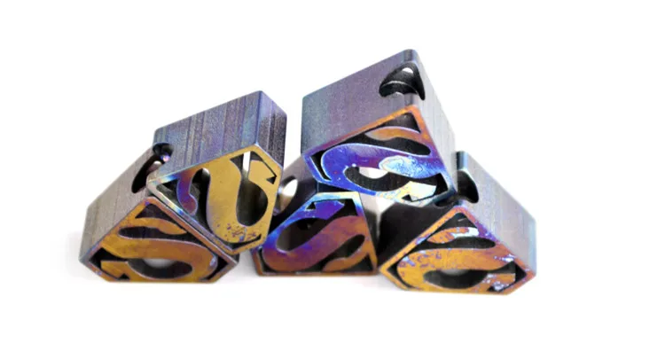 EDC нож инструменты кулон мульти титановый сплав анодированный бисер нож-Кулон