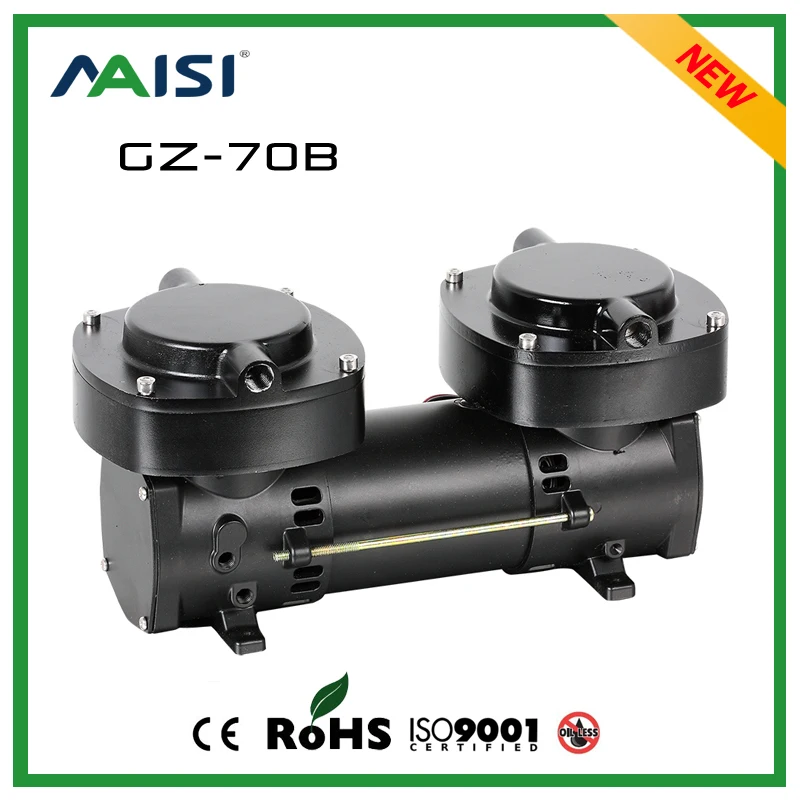 Маиси 12V /24V микро вакуумный насос с двойной головкой безмасляный мембранный для