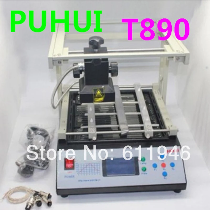 Паяльная станция PUHUI BGA инфракрасная паяльная для пайки T890 SMT SMD IRDA сварочный
