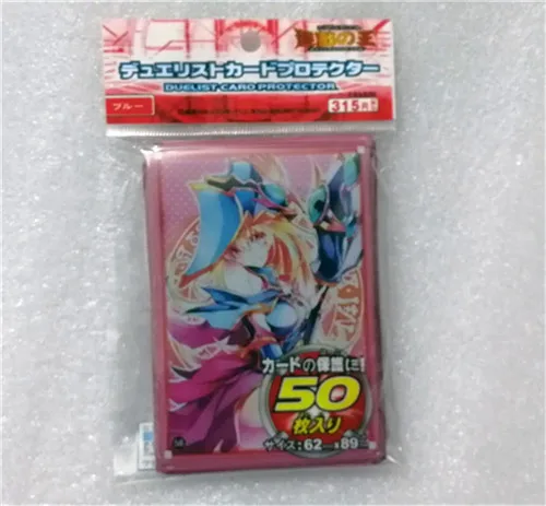 NO. 58 50 шт./упак. Yu-Gi-Oh! Темный волшебник, секс-серия для девочек, дуэлист, защита карт, аниме, Yu Gi Oh, настольные игры, рукава, игрушка, 16 стилей - Цвет: NO. 58