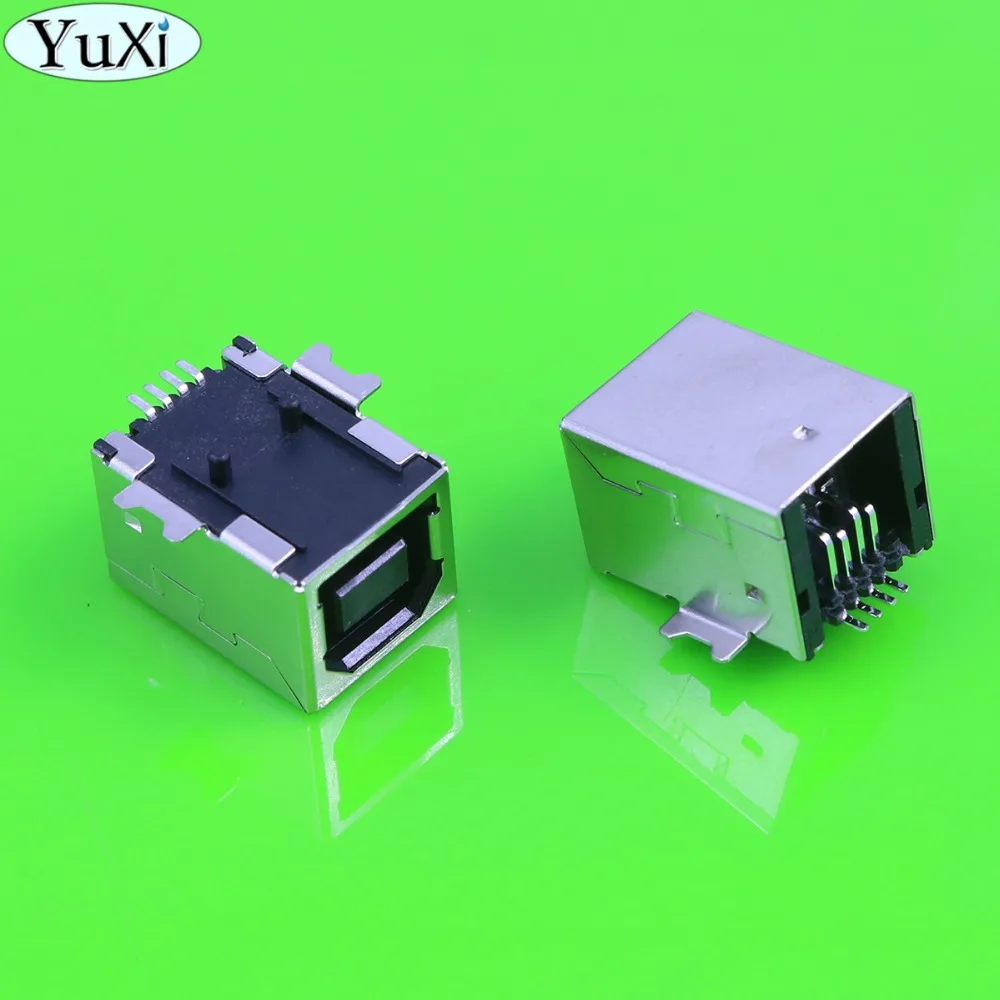 YuXi USB Тип B гнездовой разъем для припоя PCB тип 180 градусов 4 контакта SMD BF