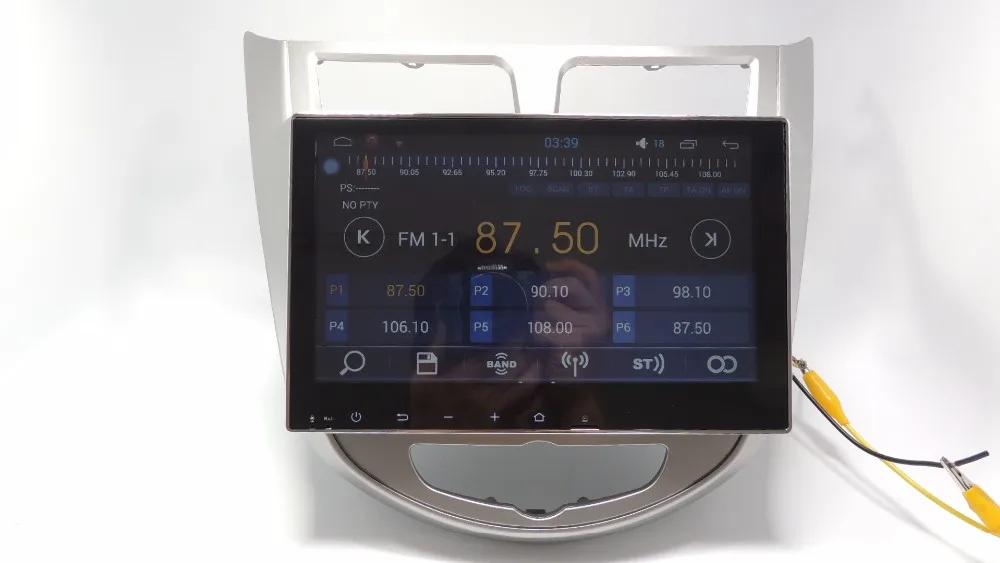 "YOKOTRON" " Android 5,1 Автомагнитола аудио для hyundai Accent Solaris Verna 2012-+ gps