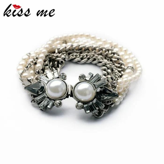 Новые стили 2017 эффектные Модные женские ювелирные изделия Элегантные Имитация