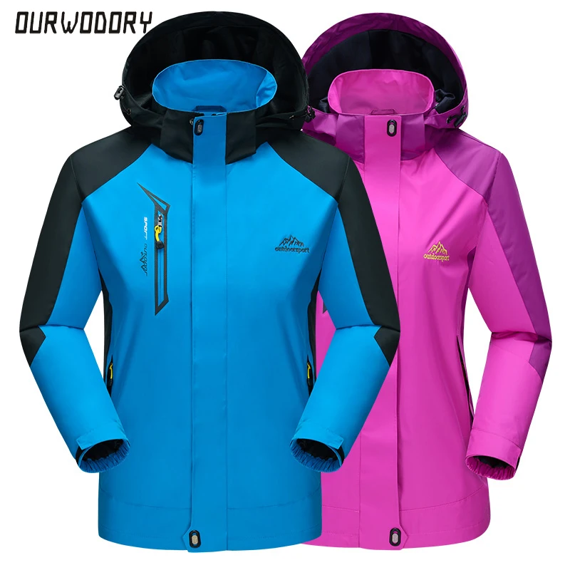 Ветровка с капюшоном для мужчин и женщин спортивная водонепроницаемая