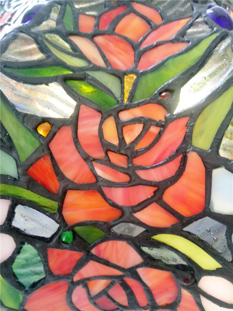 Настольная лампа FUMAT из витражного стекла европейская креативная декоративная в