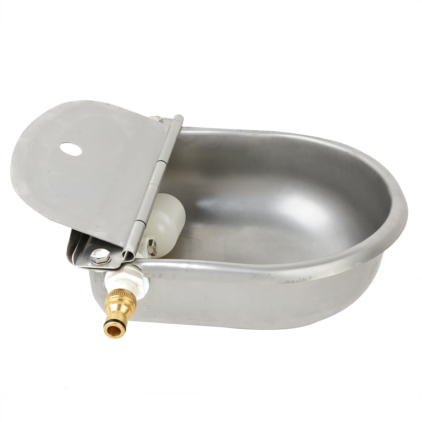 4L Automatic Water Trough Stainless Steel Sheep Dog Chicken Cow Auto Fill Bowl Feeding Watering Supplies 2 Styles MAYITR | Дом и сад
