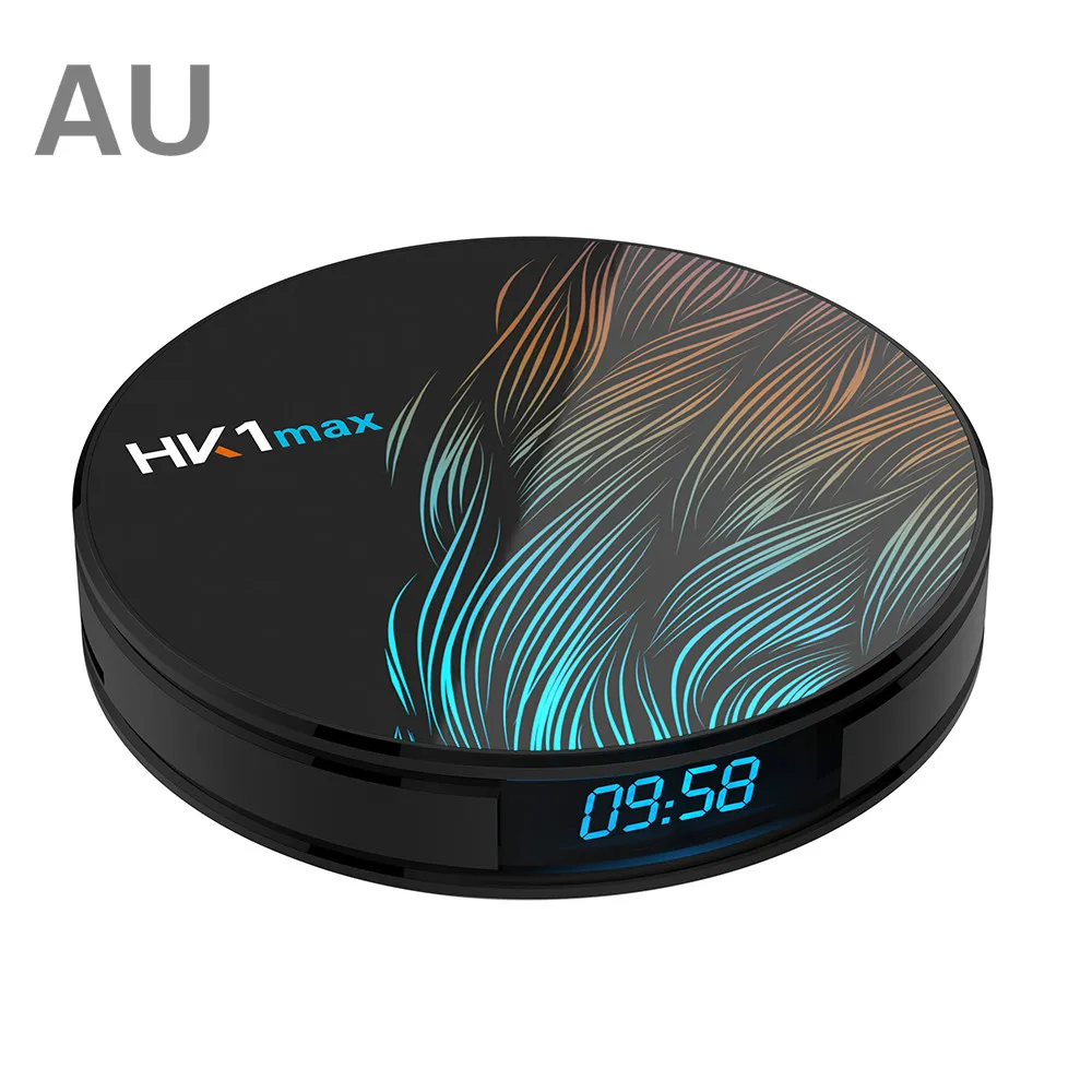 AU HK1 MAX Мини Android 9,0 Smart tv Box RK3328 2G+ 16G двойной беспроводной WiFi 3D 4K сетевой медиаплеер плеер игровой набор магазина-top Box - Цвет: AU