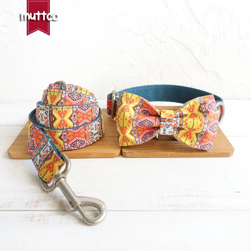 MUTTCO розничная продажа самостоятельный дизайн водостойкий собачий ошейник в