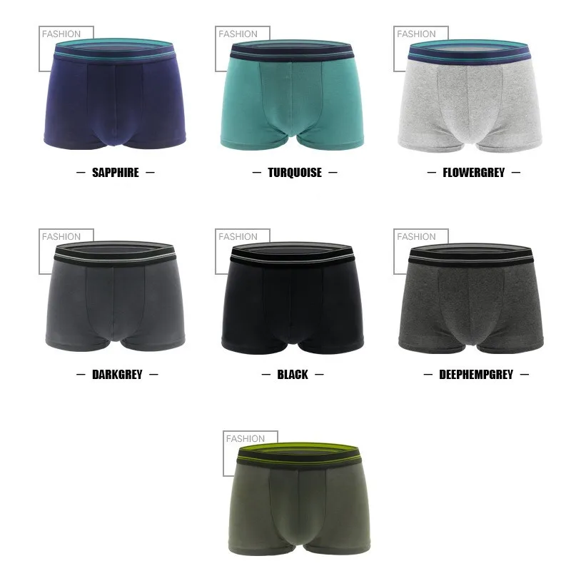 Мужское нижнее белье боксеры 7 шт./лот|Мужские трусы боксеры| |