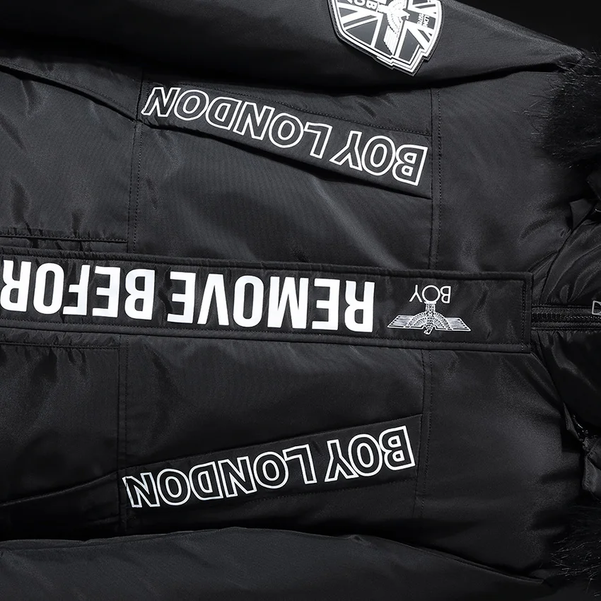 2018 Новинка зимы Для мужчин открытый теплый не сокращается длинный пуховик с