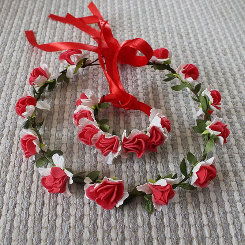 1 компл./лот Свадебные декоративные цветы искусственные повязки на голову