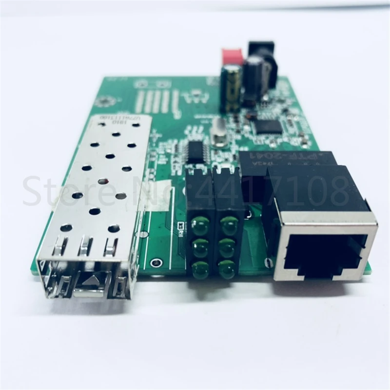 Конвертер SFP в RJ45 гигабитный преобразователь DIP переключатель медиаконвертер 1000