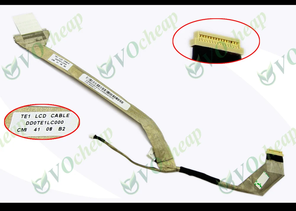 Подлинный новый гибкий ЖК кабель Vedio для Toshiba Satellite M300 M305 Series DD0TE1LC000 DDOTE1LC000|cable for|cable