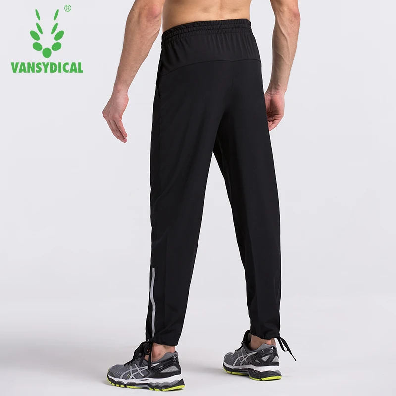 Vansydical спортивные штаны для бега, Мужская одежда для спортзала, длинные штаны для тренировок, свободные быстросохнущие штаны для бега на открытом воздухе, тонкие спортивные штаны