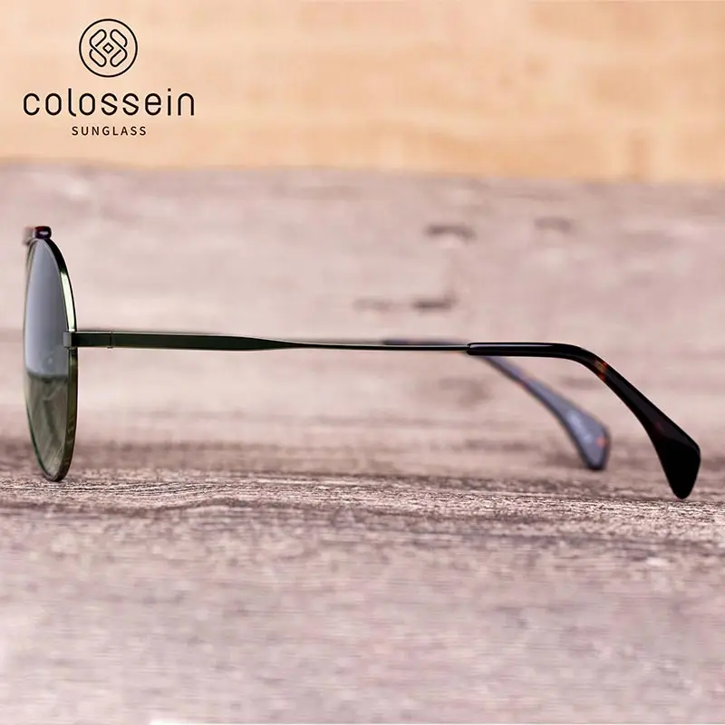 COLOSSEIN авиаторы солнцезащитные очки для женщин винтажное покрытие UV400 градиентные