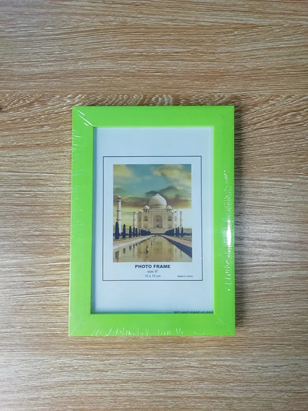Green Пластиковая фоторамка, рамки для картин, Современная фоторамка Bilderrahmen Fotorahmen Porta Retrato Decorativo, фоторамка для семьи Marcos - Цвет: Green