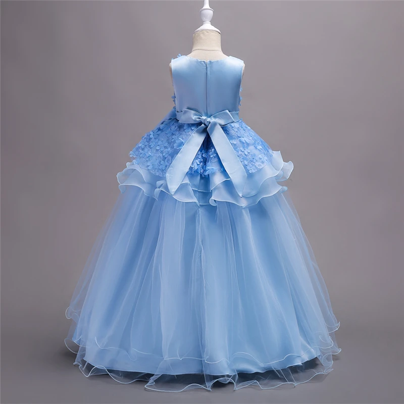 New Teenage Girls Dresses Kids Princess Lace Gowns Children 5 6 7 8 9 10 11 12 13 14 15 16 Years Old Party Dress | Детская одежда и