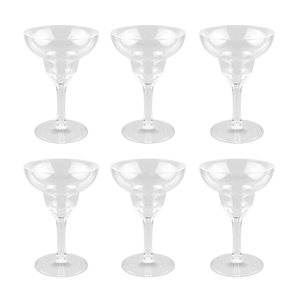 6 шт./компл. 180 мл вечерние одноразовые бокалы жесткий шампанка из пластика Красного вина креманка широкий стаканчик дегустация стекла